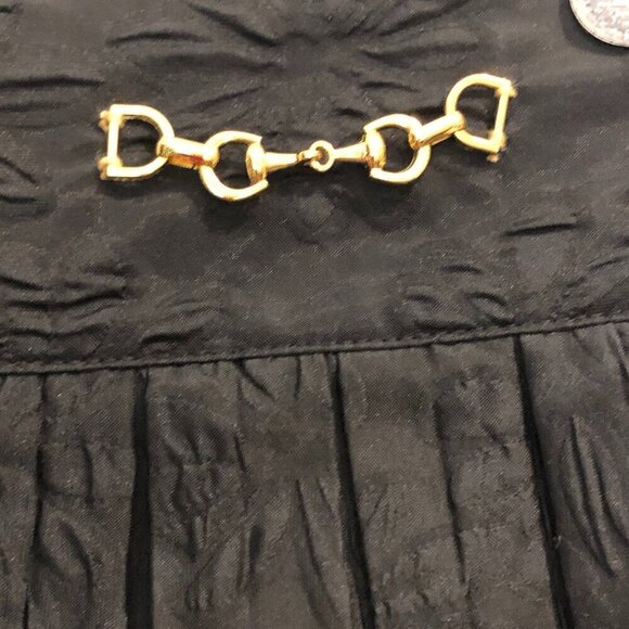 Sister Jane Pleated Mini Skirt with Gold Horse Bit Size M NWT - Picture 2 of 9